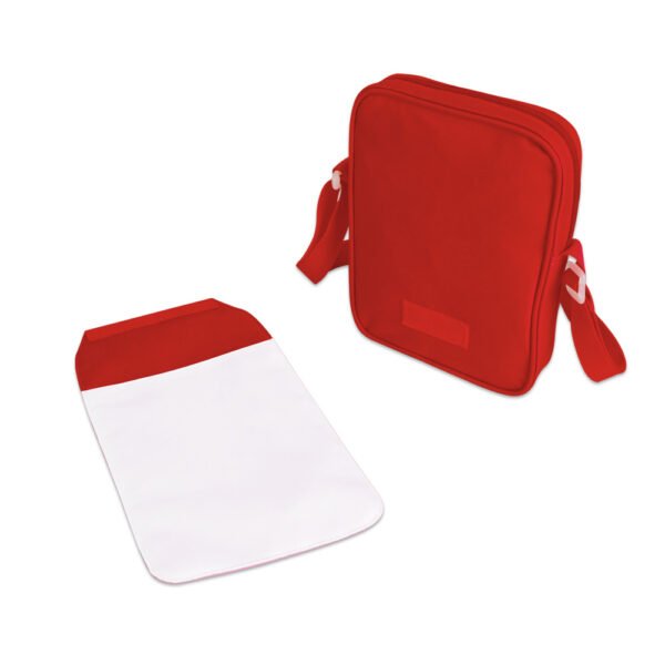 Red Flap Shoulder Bag