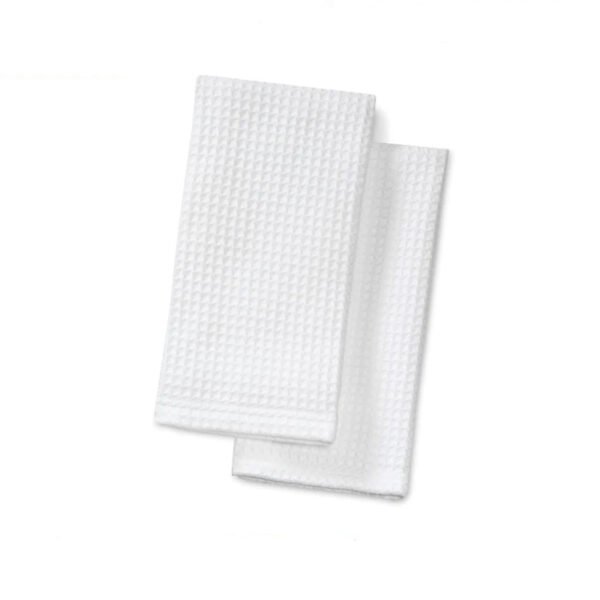 300G Waffle Polyester Towel Double Sided White Sublimation Blank