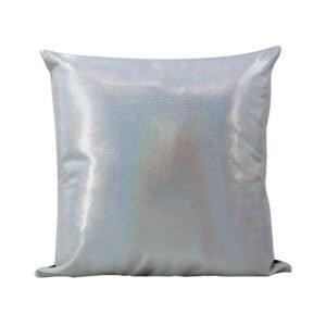 Rainbow Silver Glitter Cushion Cover - 40 x 40