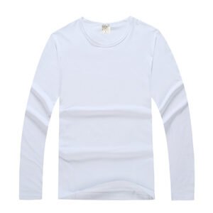 Round Neck Long Sleeve Shirt Sublimation Blank Heat Transfer