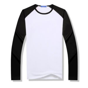 Round Neck Long Sleeve Shirt Sublimation Blank Heat Transfer