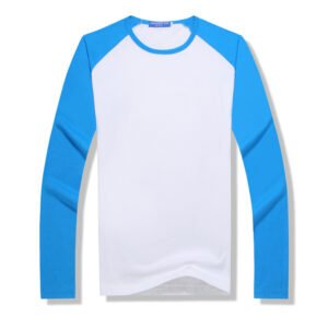 Round Neck Long Sleeve Shirt Sublimation Blank Heat Transfer