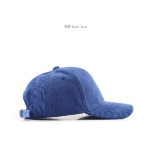 Corduroy Solid Color Baseball Cap Curved Brim Warm For Autumn And Winter Wholesale