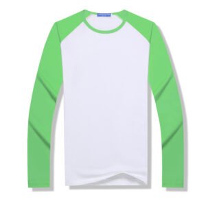 Round Neck Long Sleeve Shirt Sublimation Blank Heat Transfer