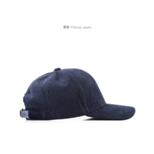 Corduroy Solid Color Baseball Cap Curved Brim Warm For Autumn And Winter Wholesale