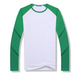 Round Neck Long Sleeve Shirt Sublimation Blank Heat Transfer