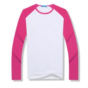 Round Neck Long Sleeve Shirt Sublimation Blank Heat Transfer