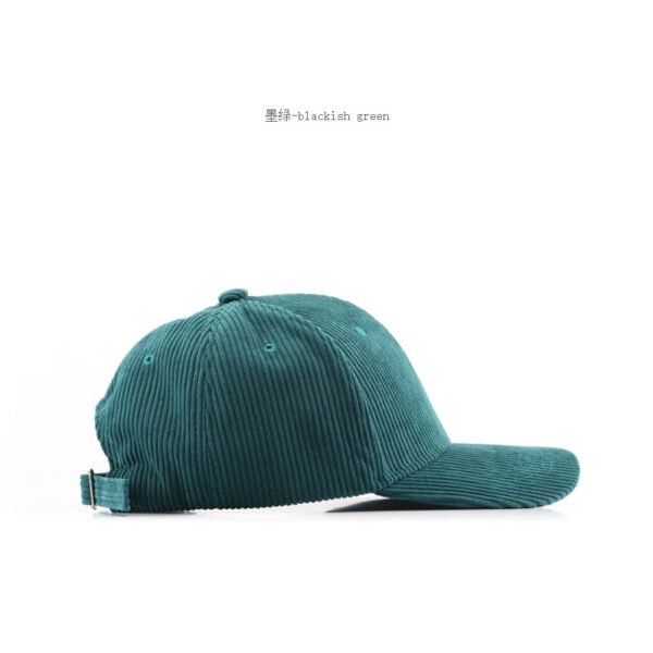 Corduroy Solid Color Baseball Cap Curved Brim Warm For Autumn And Winter Wholesale