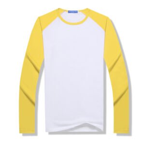 Round Neck Long Sleeve Shirt Sublimation Blank Heat Transfer