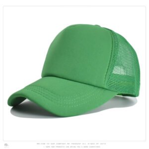 Green Mesh Baseball Cap Trucker Hat Summer Outdoor Sun Protection LOGO Printing Wholesale