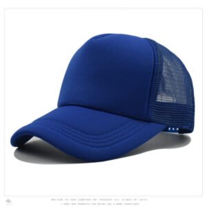 Navy Blue Mesh Baseball Cap Trucker Hat Summer Outdoor Sun Protection LOGO Printing Wholesale