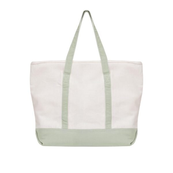 Sage Green Extra Large Canvas Tote Bags with Zipper Sublimation Blank