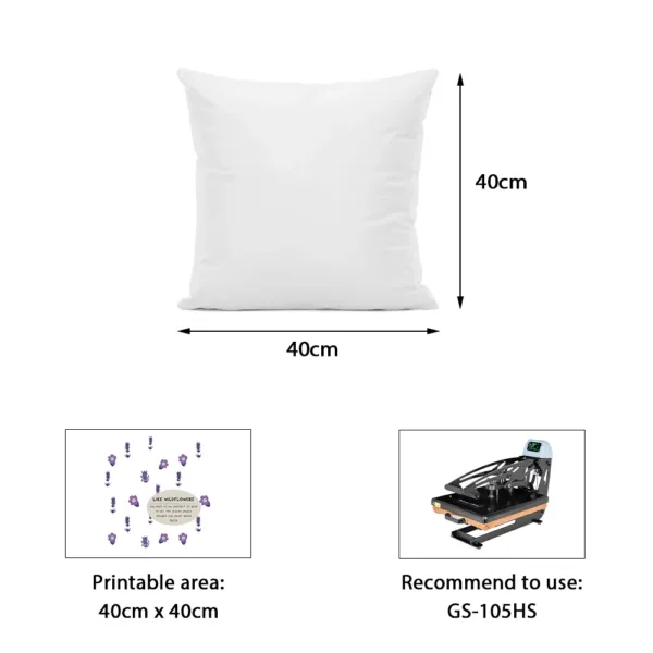 Soft Charpie Cushion Cover 40 x 40 cm