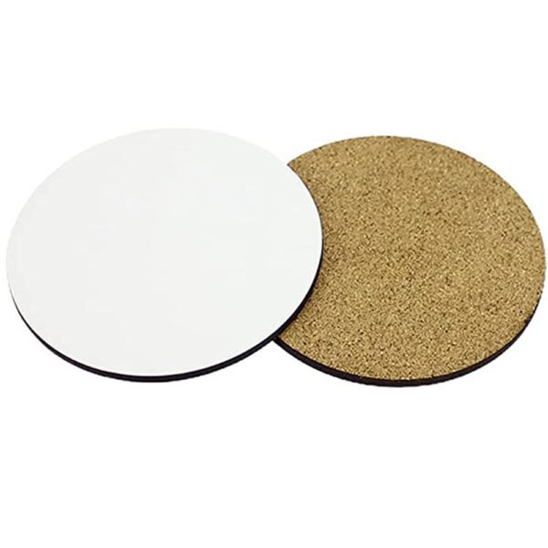 Round Sublimation Wood Coasters Blanks Bulk Cup Mat