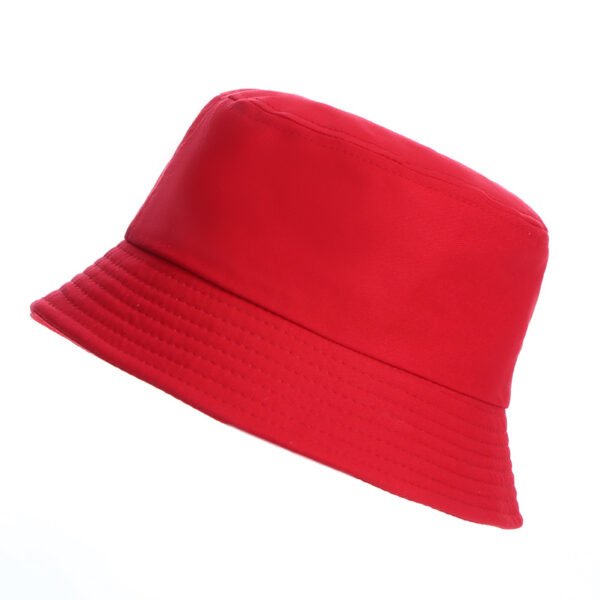 Red Bucket Hat wholesale Solid Color