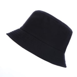 Black Bucket Hat wholesale Solid Color