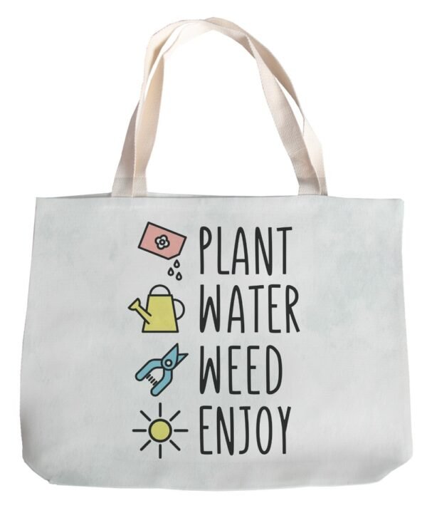 White 14.8" x 16.9" Canvas Tote Bag Sublimation Blank